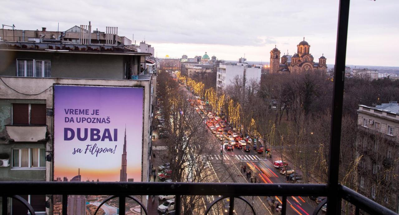 Rooftop Terrace Apartment Belgrad Exterior foto